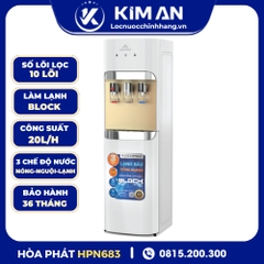 Máy lọc nước RO nóng nguội lạnh Hòa Phát HPN683