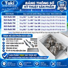 Trọn Bộ Giá Để Xoong Nồi Tủ Bếp Dưới RELAXY CAO CẤP- INOX 304 - Ray Âm Giảm Chấn, Bảo Hành Vĩnh Viễn - Có Thợ Lắp