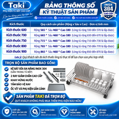 Giá Kéo Bát Tủ Bếp Dưới Đa Năng RELAXY, Kệ Chén Tủ Bếp - INOX  304 - Ray Âm Giảm Chấn - Bảo Hành Vĩnh Viễn - Có Thợ Lắp