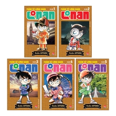 Combo Thám tử lừng danh Conan (Bản nâng cấp) Tập 1 - Tập 5 (5 cuốn)