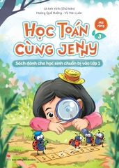 Combo Học Toán cùng Jenny - Sách dành cho học sinh chuẩn bị vào lớp 1 - Bộ Mở rộng (4 cuốn)