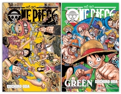 Combo Hồ sơ One Piece - Green Secret Pieces & Yellow Grand Elements (Tặng Bìa áo)