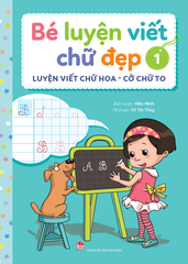 Combo Bé luyện viết chữ đẹp (3 cuốn)