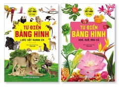 Combo Từ điển bằng hình - Song ngữ Việt - Anh (2 cuốn)
