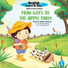 English Learn  Play with activity sheets - Mon goes to the Apple Farm - How to make choices