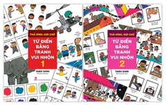 Combo Thả hình, gợi chữ - Từ điển bằng tranh vui nhộn (2 cuốn)