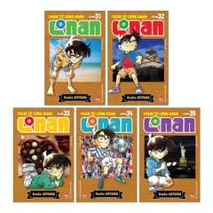 Combo Thám tử lừng danh Conan (Bản nâng cấp) Tập 31 - Tập 35 (5 cuốn)
