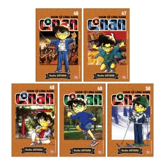 Combo Thám tử lừng danh Conan Tập 46 - Tập 50 (5 cuốn)