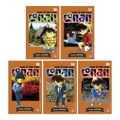 Combo Thám tử lừng danh Conan Tập 56 - Tập 60 (5 cuốn)