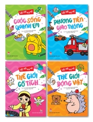 Combo Vẽ vời vui vẻ (4 cuốn)