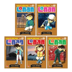 Combo Thám tử lừng danh Conan (Bản nâng cấp) Tập 61 - Tập 65 (5 cuốn)