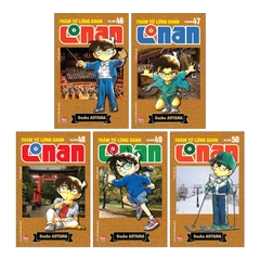 Combo Thám tử lừng danh Conan (Bản nâng cấp) Tập 46 - Tập 50 (5 cuốn)