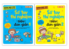 Combo Sổ tay thí nghiệm siêu đơn giản (2 cuốn)