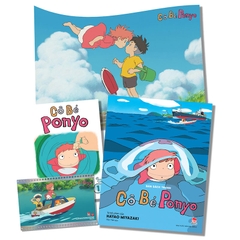 Combo Cô bé Ponyo (Truyện tranh màu + Bản sách tranh) (Tặng Postcard + Poster độc quyền)