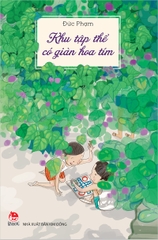 Khu tập thể có giàn hoa tím