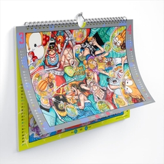 Lịch treo tường One Piece 2025 (Tặng kèm 01 Poster )