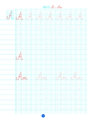 Bé luyện viết chữ đẹp - Luyện viết chữ hoa - Cỡ chữ to