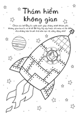 Khéo tay tô màu - Thám hiểm không gian