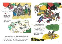 Tranh truyện dân gian Việt Nam - Sự tích cây nêu ngày Tết