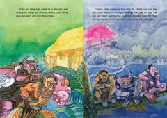 Tranh truyện dân gian Việt Nam - Sự tích hoa đào, hoa mai