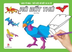 Sách tô màu - Thế giới rô bốt và xe cộ - Rô bốt thú (2020)