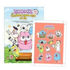 Combo Zookiz và trường khoa học bí ẩn (3 tập) (Tặng kèm Sticker + Thước kẻ + Bộ 4 chiếc Nhãn vở)