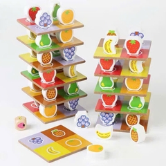 xếp chồng hoa quả