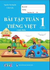 Bài tập tuần tiếng việt lớp 1 kỳ 1 ( Cánh Diều)