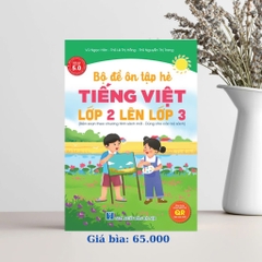 Sách ôn tập hè tiếng việt lớp 2 lên lớp 3