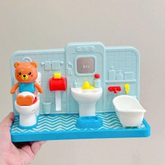 nhà vệ sinh gấu