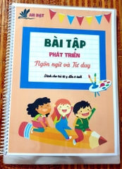 Sách bài tập phát triển ngôn ngữ và tư duy