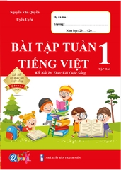 Bài tập tuần Tiếng Việt kỳ 2 lớp 1 kết nối tri thức