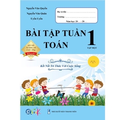 Bài tập tuần toán kỳ 1 lớp 1 ( kết nối)