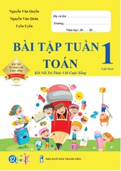Bài tập tuần Toán kỳ 2 lớp 1 kết nối tri thức