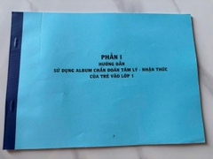 Hướng dẫn sử dụng ao bùm chuẩn đoán tâm lý nhận thức cho trẻ vào lớp 1