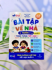 Bài tập về nhà toán lớp 1 quyển 1