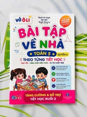 Bài tập về nhà toán lớp 5 quyển 3