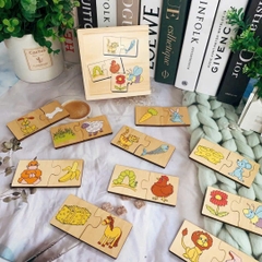 Bộ ghép hình con gì ăn gì