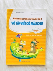 Vở tập viết có mẫu chữ quyển 1