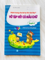 Vở tập viết có mẫu chữ quyển 2