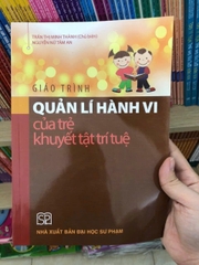 giáo trình quản lí hành vi của trẻ khuyết tật