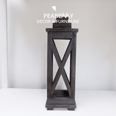 Đèn gỗ decor song chéo