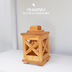 Đèn gỗ decor thấp