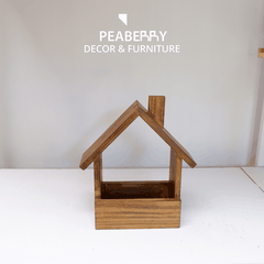 Khay gỗ decor hình ngôi nhà