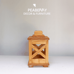 Đèn gỗ decor thấp