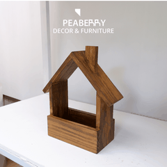 Khay gỗ decor hình ngôi nhà