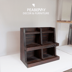 Kệ gỗ decor nhiều ngăn