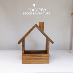 Khay gỗ decor hình ngôi nhà