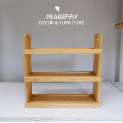 Kệ gỗ decor 3 tầng