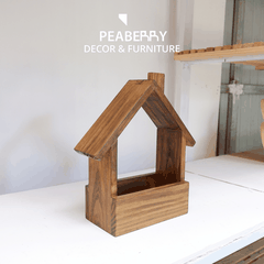 Khay gỗ decor hình ngôi nhà